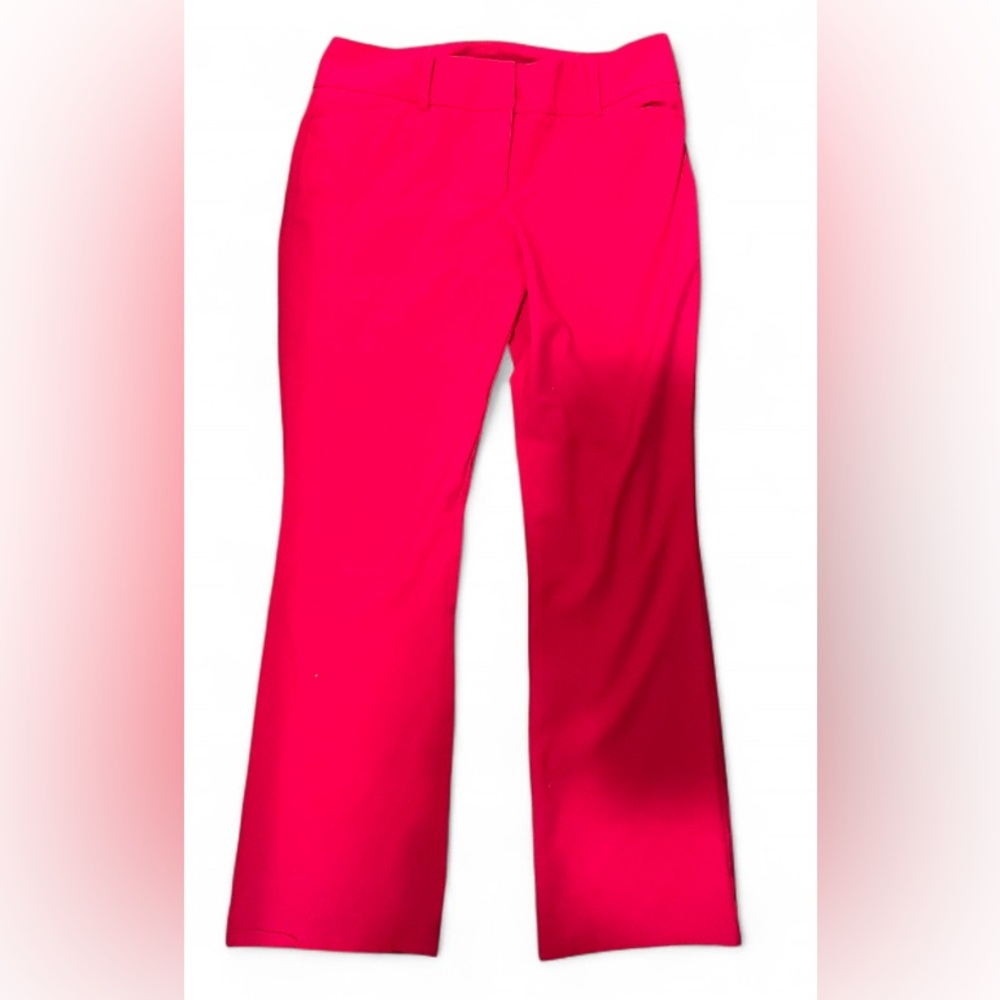 7th Avenue Design Studio Hot Pink Pants Women's Size 8 Straight Leg Career Slack